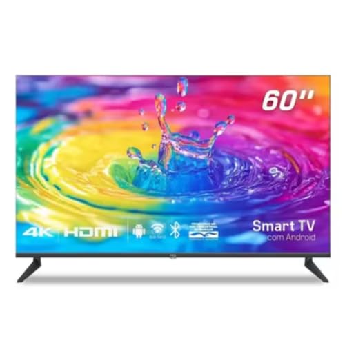 Smart TV HQ 60" 4K tela sem bordas design Slim HQS60NKHM - 1