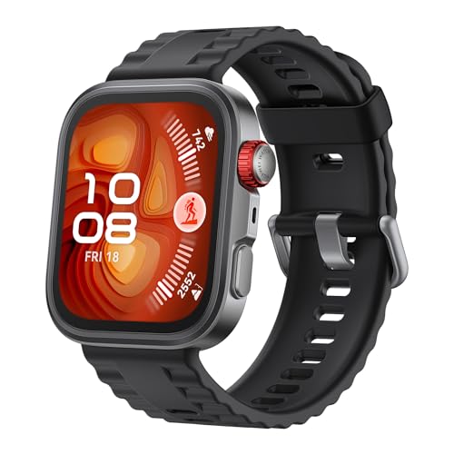 Smartwatch, HUAWEI WATCH FIT 4 Pro, Esportes ao Ar Livre de Nível Profissional, Vidro de Safira e Titânio, Mapa de Campos de Golfe, Compatível com iOS e Android, Preto