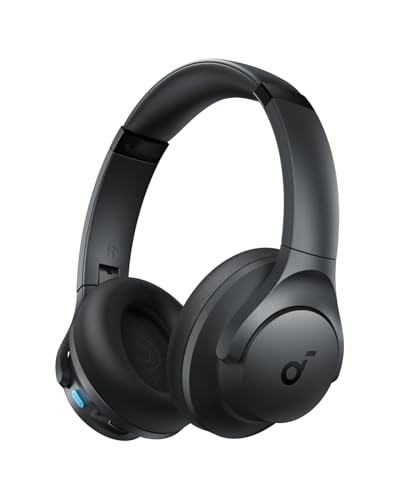 soundcore Q11i da Anker Fone De Ouvido Bluetooth 5.3, Fone Gamer, Headphone Bluetooth Over-Ear, Graves Profundos, 60H Autonomia, Hi-Res Áudio, Almofadas Removíveis, Conexão Multiponto, Preto - 1