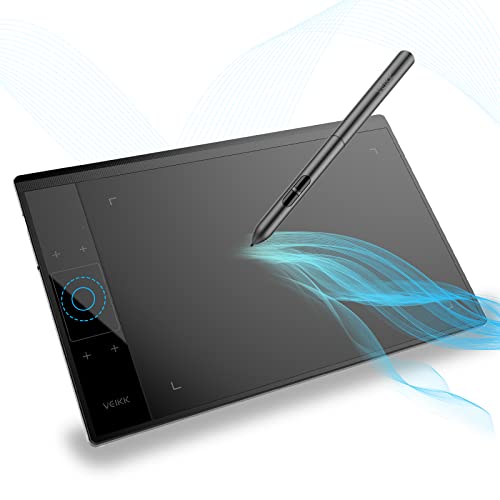 Tablet de desenho gráfico, bloco de desenho digital VEIKK A30, 25 x 15 cm, com 4 teclas de toque e um touch pad, suporte para Mac, Wins, Linux e sistema operacional Android - 1