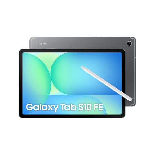 Tablet Samsung Galaxy Tab S10 FE 5G, Cinza, 128GB, 8GB RAM, Tela Imersiva de 10.9" 90Hz, Camera Traseira de 13MP, Câmera Frontal de 12MP Ultra Wide, Wifi 6, IP68, Android 15 - 1
