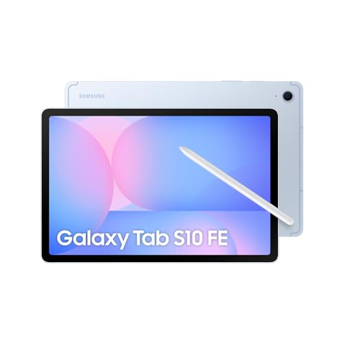 Tablet Samsung Galaxy Tab S10 FE, Azul, 10.9", Wifi, 128GB, 8GB RAM, Camera Traseira de 13MP, Câmera Frontal de 12MP Ultra Wide, Wifi 6, IP68, Android 15 - 1
