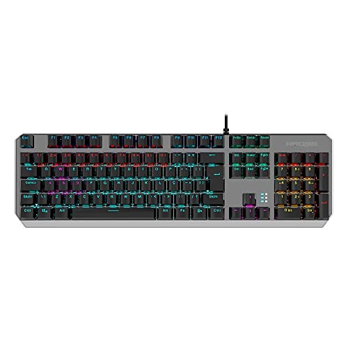 Teclado com Fio Gamer Kross Elegance Randgrid Rainbow Mecânico KE-KG155 - 3