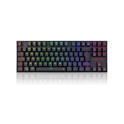 Teclado Mecânico Gamer Redragon Kumara Pro RGB Switch Marrom Preto - K552RGB-BRS-B - 1