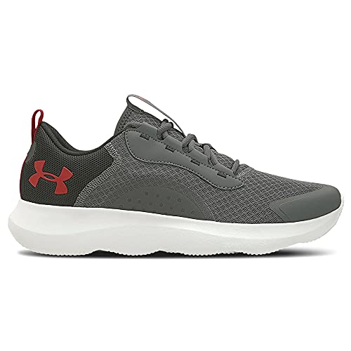 Tênis Under Armour Charged Victory - Masculino - Cinza+Vermelho - 5