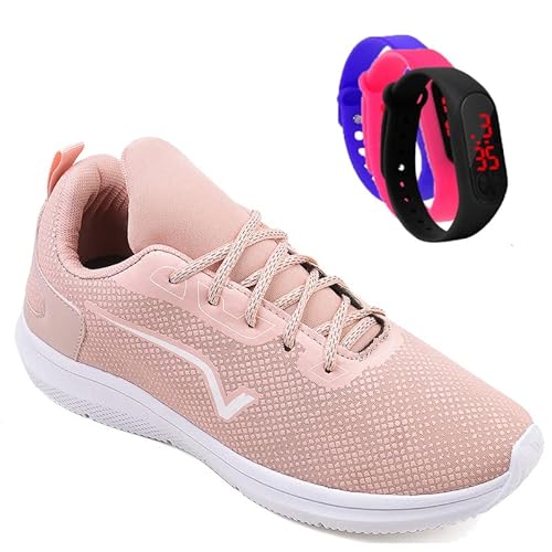 Tênis Feminino Rayon Casual Academia Caminhada Corrida + Relógio - 1