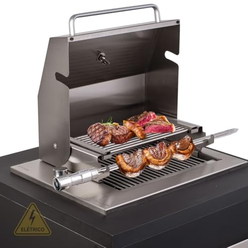 Titan Eletro, Churrasqueira Elétrica Grill de Embutir com Tampa Diamond Premium 127V Titan - 1