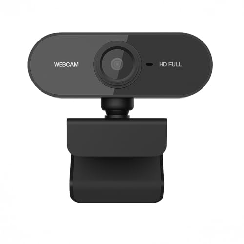 Top 1 Webcam Premium Full HD 1080p com Microfone, USB Plug & Play, Foco Automático – Para PC, Notebook, Zoom, Teams, Meet Skype YouTube Discord e Mais – Ideal para Home Office Reuniões e Videochamadas - 1