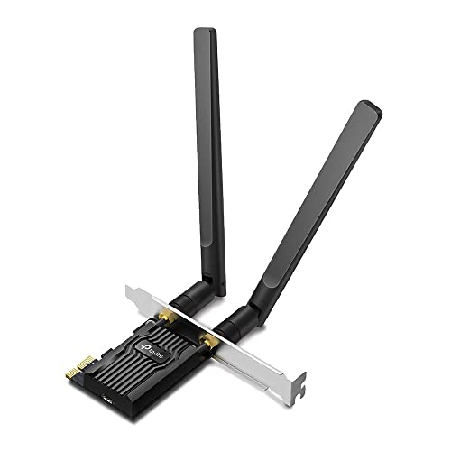 TP-Link Archer TX20E Wi-Fi Card PCI Express Wi-Fi 6 Adapter (AX1800) com Bluetooth 5.2, compatível com Windows 11/10