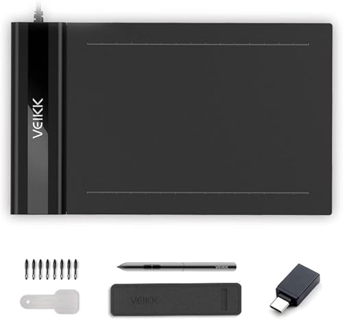 VEIKK S640 Mesa Digitalizadora Para Telefone Android, 6,5x4 Polegadas Tablet Gráfico Para Mac Windows Chrome Andorid OS - 1