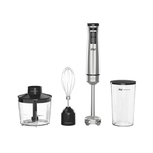 WAP Mixer Elétrico 3 em 1 com Processador, Miniprocessador e Batedor de Clara em Inox Prosdócimo WM1 1000W 220V - 1