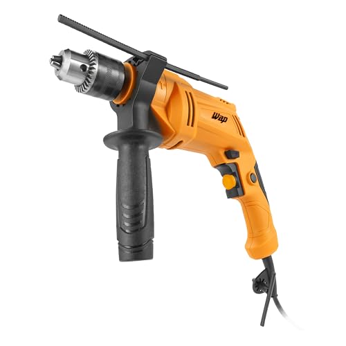 WAP Parafusadeira e Furadeira Impacto 3/8" WF 700FE W2, Limitador de Profundidade e Empunhadeira Auxiliar 40Nm 700W 220V - 1