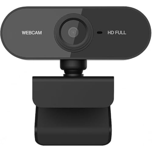 Webcam Full HD 1080p Com Microfone e Foco Automático Câmera USB para Computador Notebook e Desktop Ideal para Aulas Online Reuniões Streaming e Videoconferências Plug & Play Premium - 1