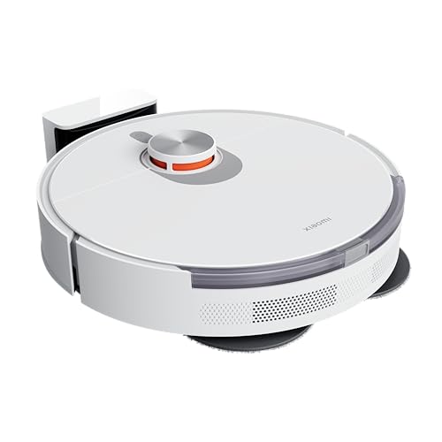 Xiaomi Robot Vacuum S20+ (branco) com esfregão de elevação automática e detecção inteligente de tapete, sucção de 6000Pa, navegação a laser LDS, tempo de execução de 170 minutos, controle WiFi