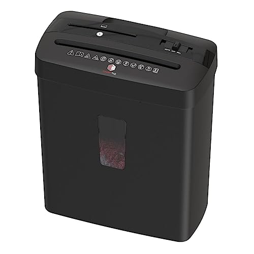 ZYZYZK Fragmentadora de Papel CD220P - 6 Folhas - 13 Litros - 220V Automático Partículas Preto - 1